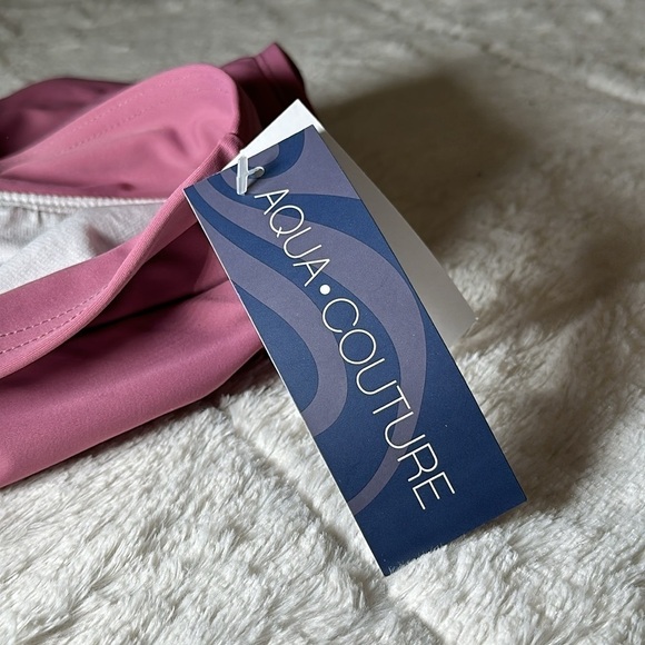 Aqua Couture Purple Swim Separate high waisted swim bottoms size Medium NWT - Picture 6 of 12